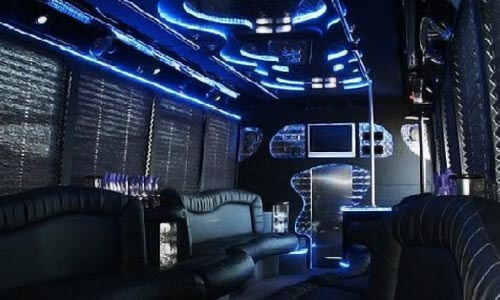 Exquisite Limo Service offers this 30 passenger Mercedes